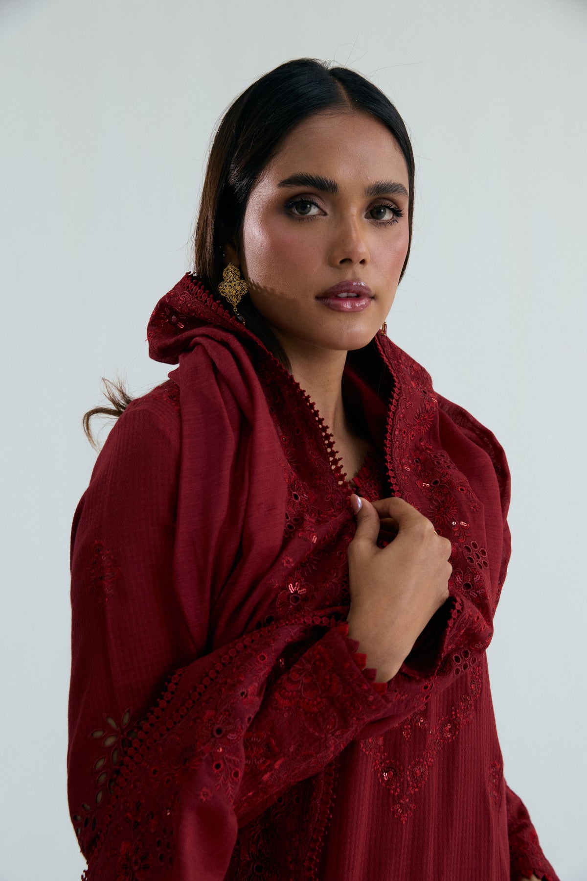 kameez set styled for a festive occasion