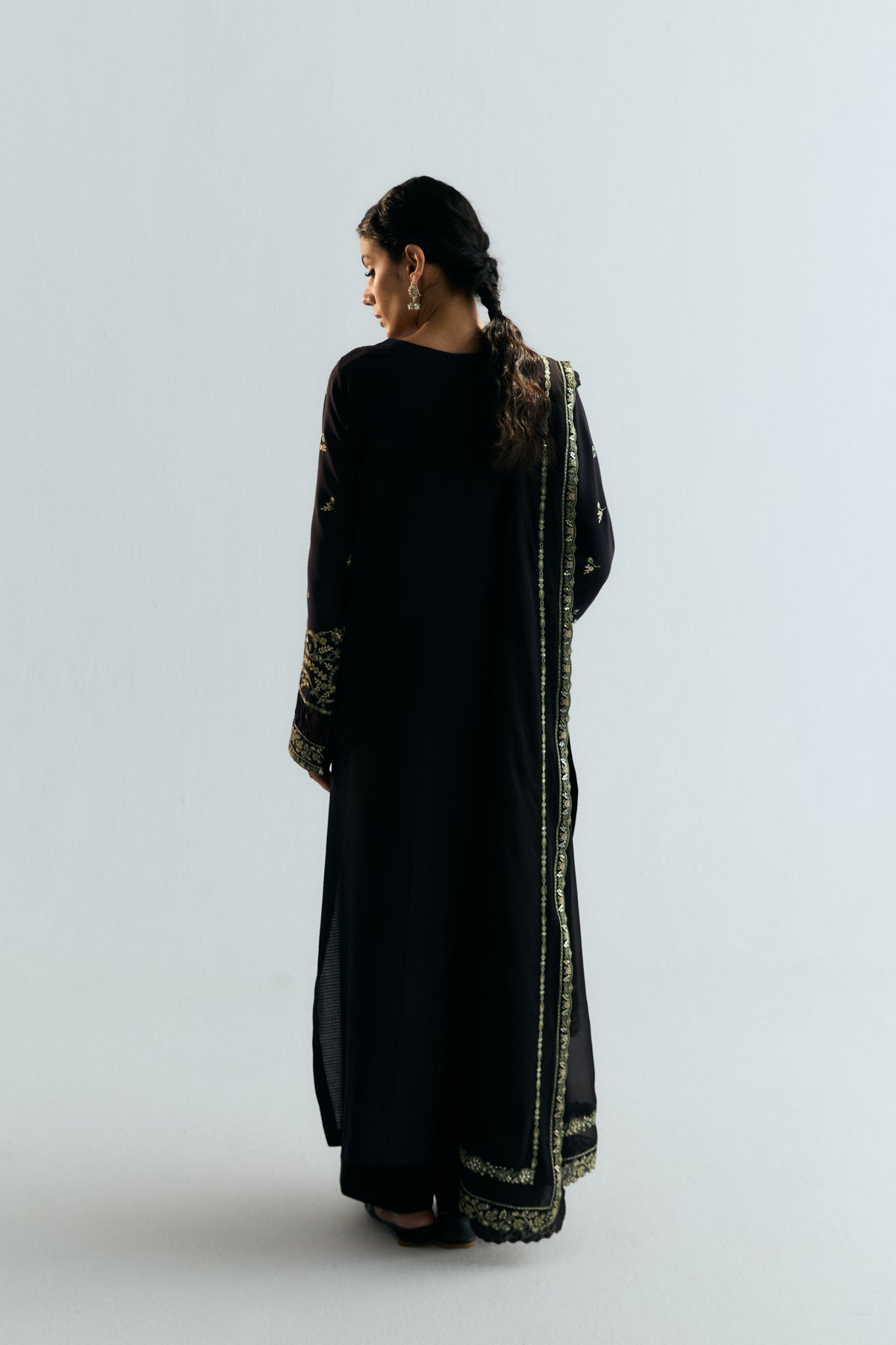 Pakistani formal embroidered suit women designer luxury wear