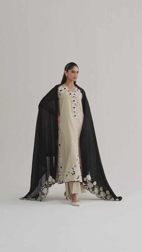 Fawn Traditional Pakistani Outfit for Women – Formal Wear UK Collection